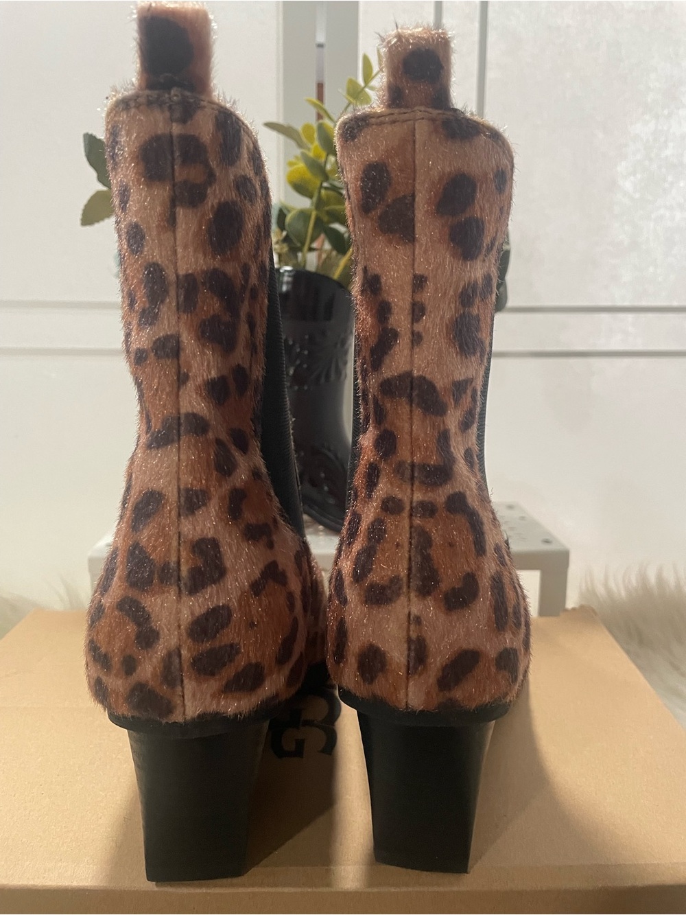 Dolce Vita DV Jerico A Ankle boots/ booties, Leopard Print Women's Size 8 - Picture 9 of 11